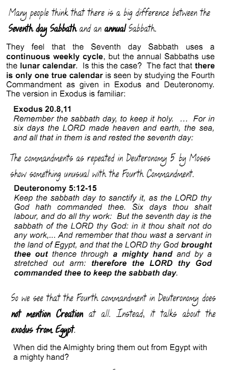 The fourth commandment in Deuteronomy is based on the Exodus The fourth commandment in Deuteronomy is based on the Exodus