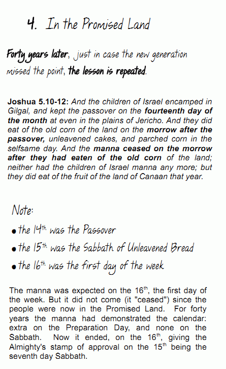 Same Calendar in the Promised Land Same Calendar in the Promised Land