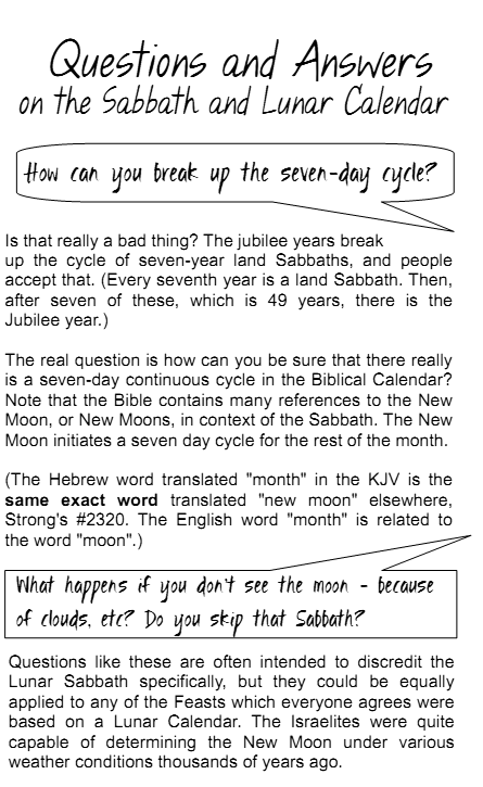 Questions - Break seven day cycle? Questions - Break seven day cycle?